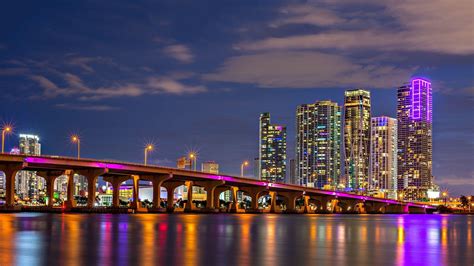 miami florida de noche